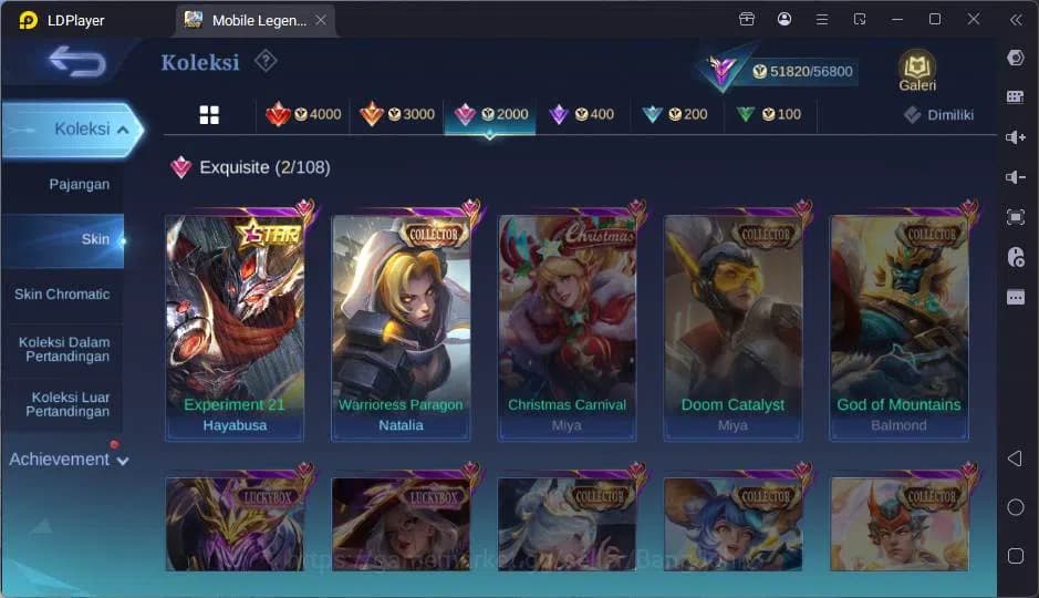 Mobile Legends: Bang Bang Accounts GLOBAL|Hero 132|Skin 264|Annual Haya,CC Natalia,DT image 2