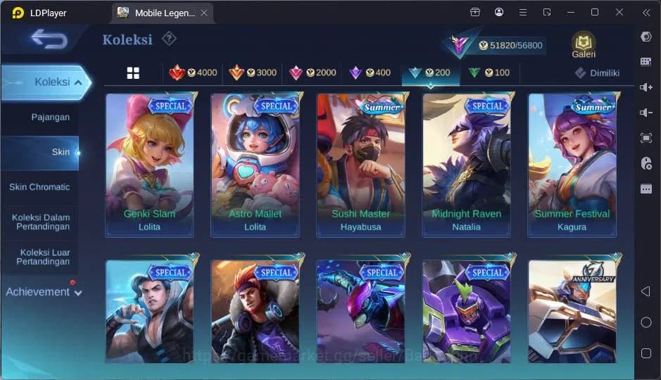 Mobile Legends: Bang Bang Accounts GLOBAL|Hero 132|Skin 264|Annual Haya,CC Natalia,DT image 8