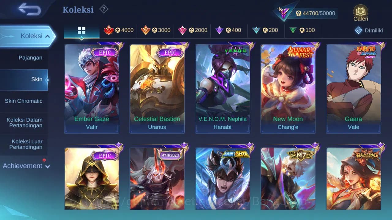 Mobile Legends: Bang Bang Accounts GLOBAL Hero 99 Skin 194 Covenant Benedetta | CC Na image 6