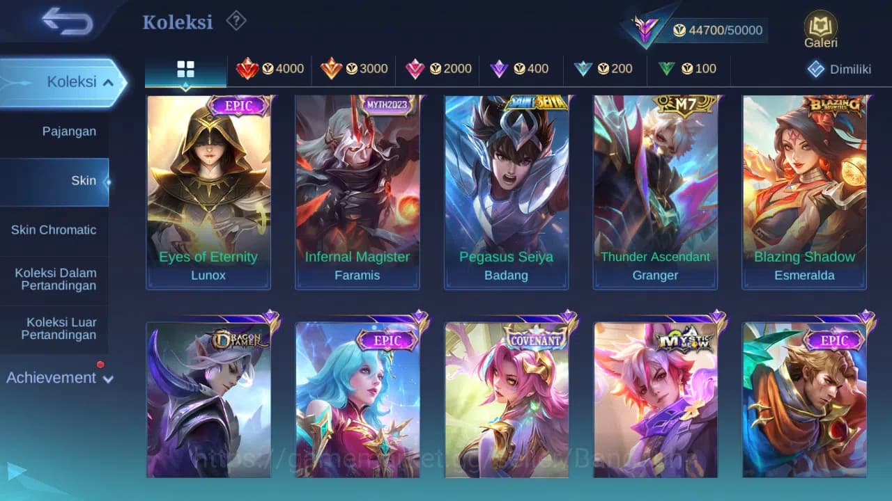 Mobile Legends: Bang Bang Accounts GLOBAL Hero 99 Skin 194 Covenant Benedetta | CC Na image 7