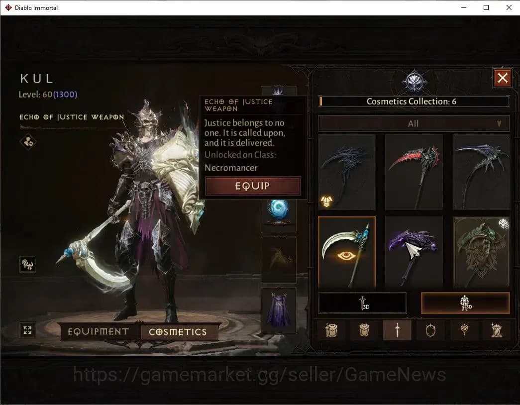 Diablo Immortal Accounts SEA - Bloodrime|CS ON|Lv60(1300)|Necromancer|CR 53 image 16