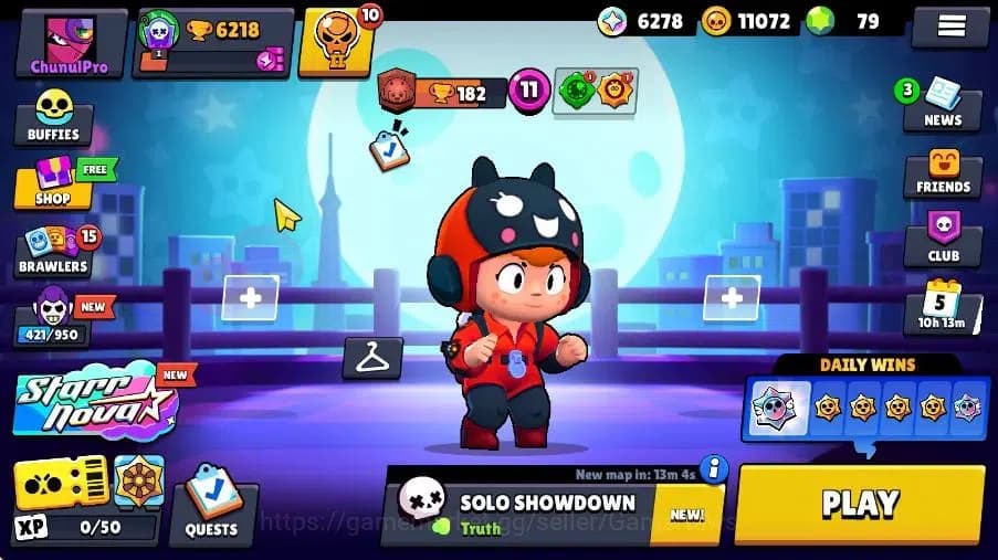 Brawl Stars Accounts 6218 Trophy|6K Bling|40 Brawlers 2 Max Lvl|1 Hypch image 1