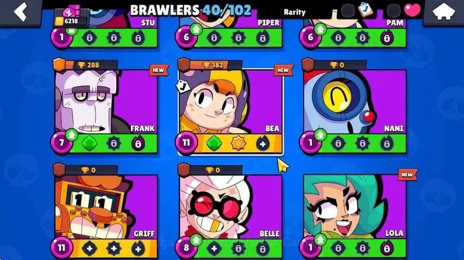 Brawl Stars Accounts 6218 Trophy|6K Bling|40 Brawlers 2 Max Lvl|1 Hypch image 8