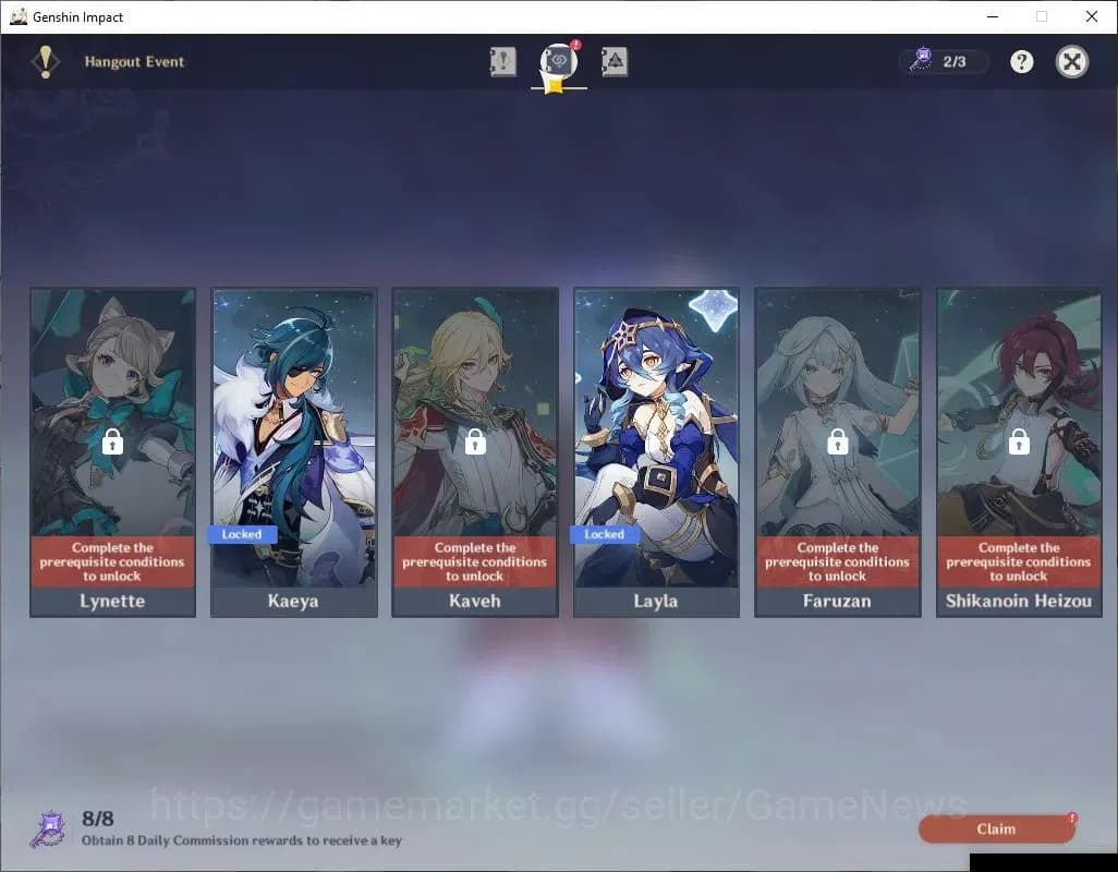 Genshin Impact Accounts ASIA|AR 55|4 Limited+4(*5Weapon)|Never+Sign,Varka, image 12