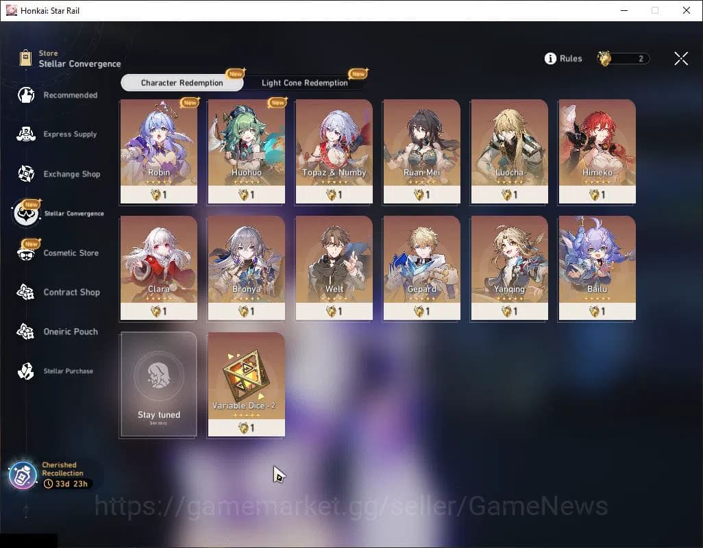 Honkai Star Rail Accounts ASIA|TL 7|2 Golden Companion Spirit|3 Limited|Silv image 2