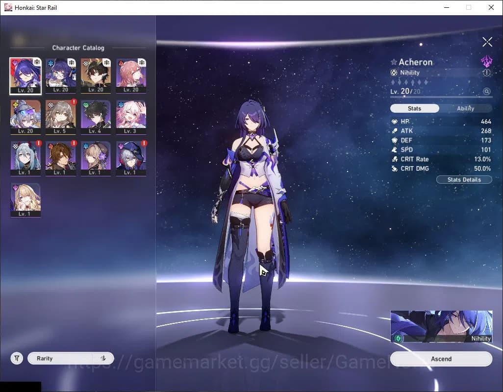 Honkai Star Rail Accounts ASIA|TL 7|2 Golden Companion Spirit|3 Limited|Silv image 9