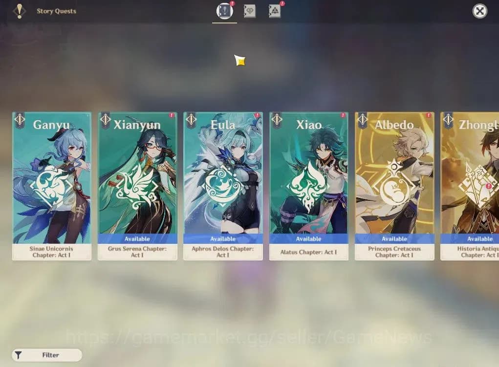 Genshin Impact Accounts ASIA|AR47|2Limited+1(*5Weapon)|Raiden,Ayato,Jean,K image 13