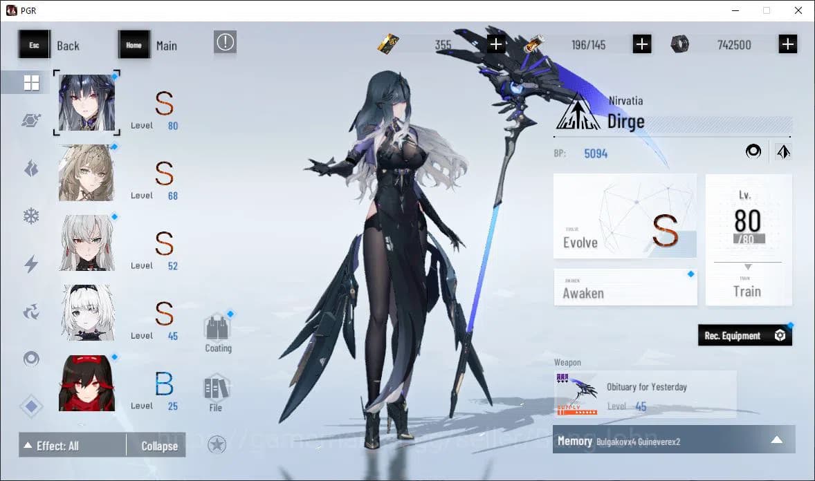 Punishing: Gray Raven Accounts ASIA|Lv 46 | [S Nirvantia,S Crepuscule,S LuciaCW,S image 13