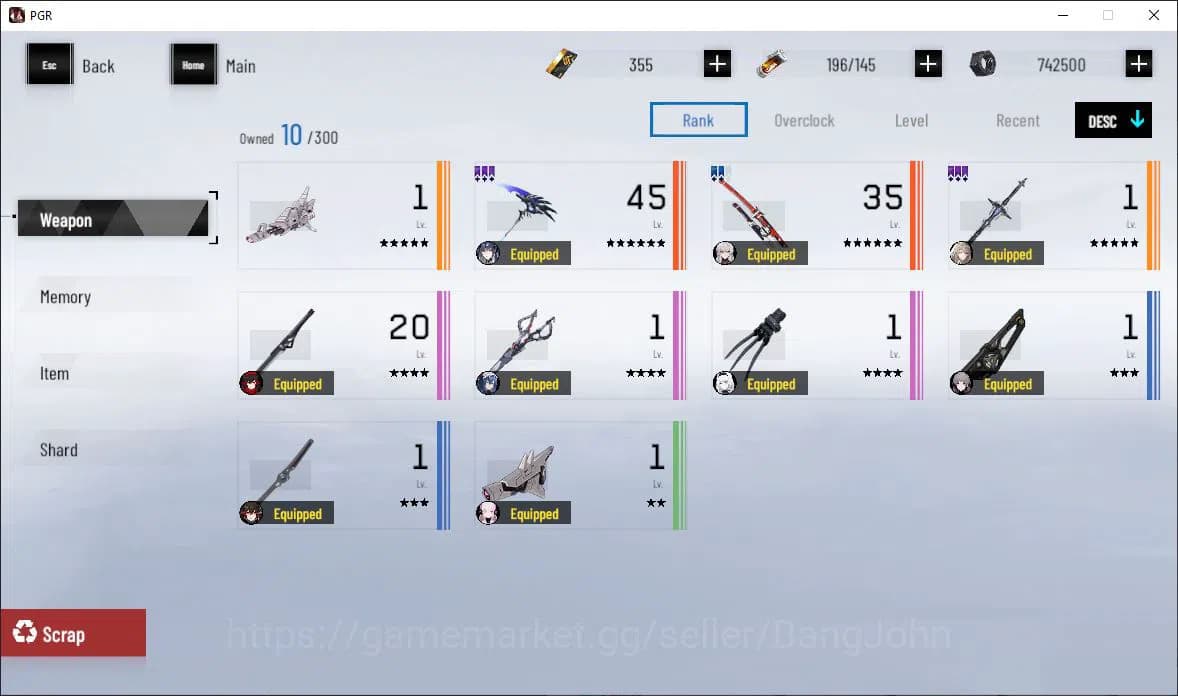 Punishing: Gray Raven Accounts ASIA|Lv 46 | [S Nirvantia,S Crepuscule,S LuciaCW,S image 8