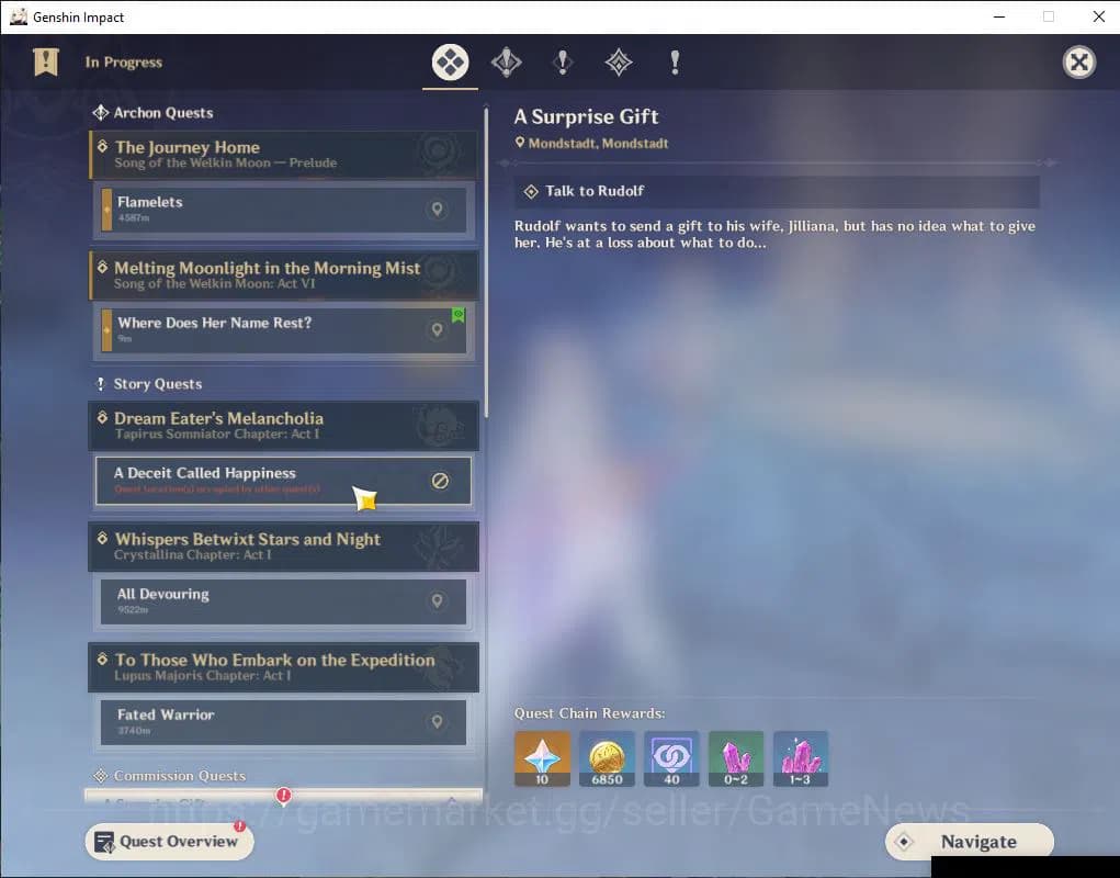 Genshin Impact Accounts Asia|AR 60|15 Limited +9(*5Weapon)|(Navia,Xilonen, image 12