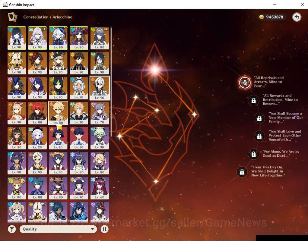 Genshin Impact Accounts Asia|AR 60|15 Limited +9(*5Weapon)|(Navia,Xilonen, image 4