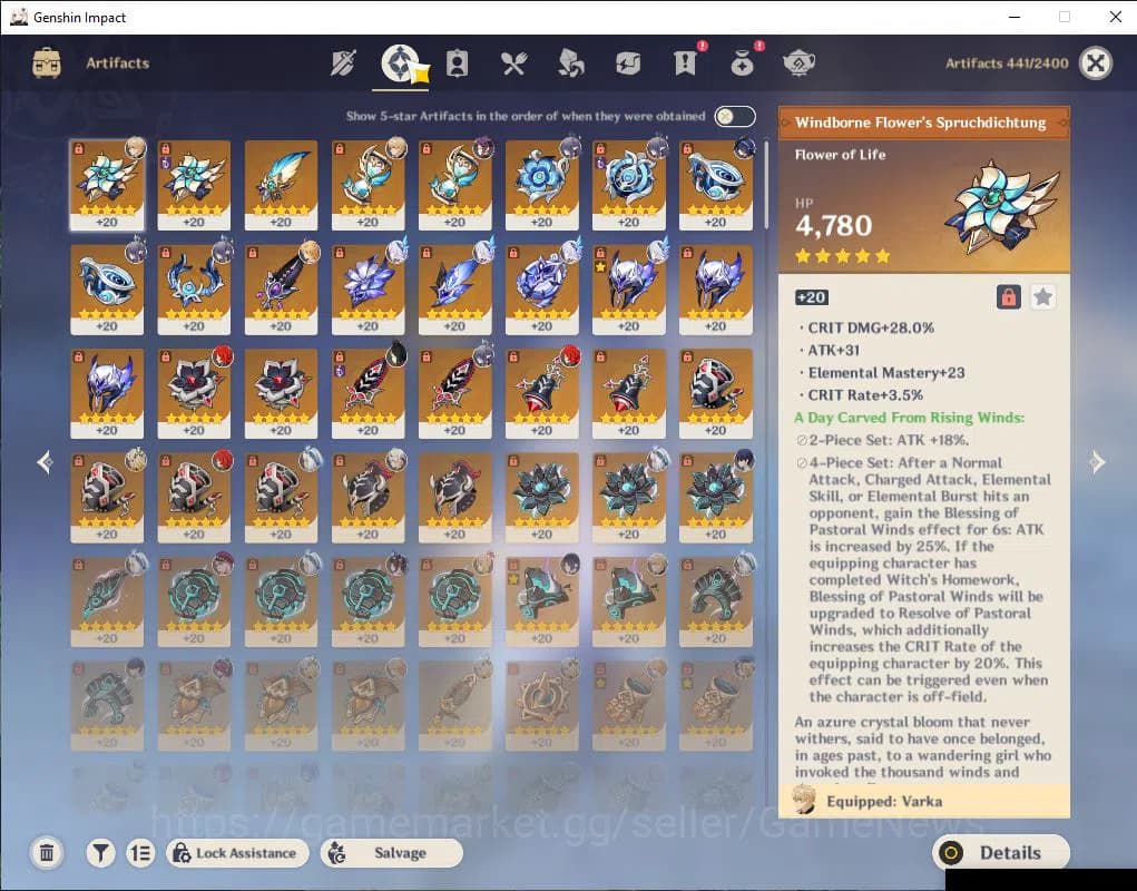 Genshin Impact Accounts Asia|AR 60|15 Limited +9(*5Weapon)|(Navia,Xilonen, image 7
