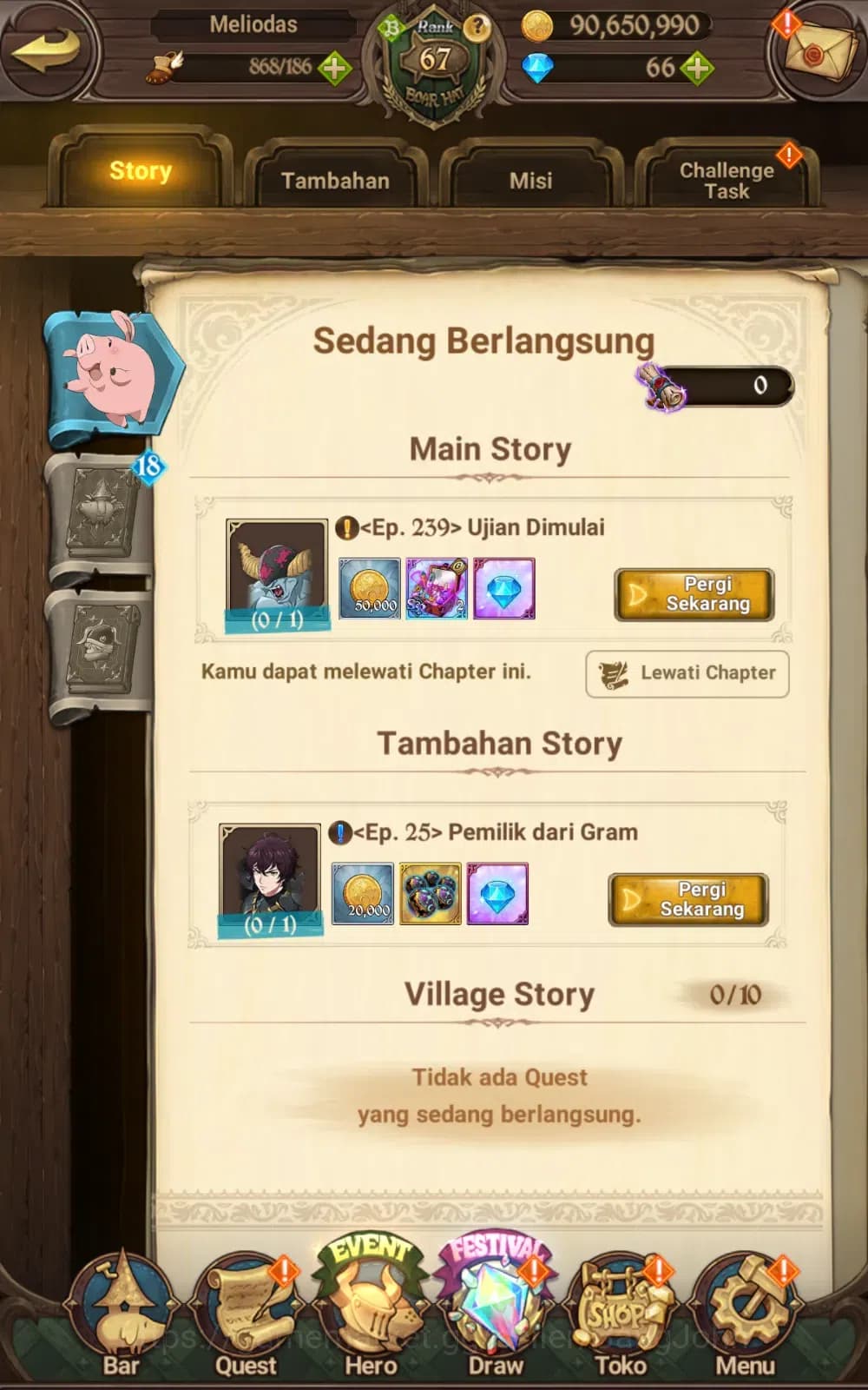 The Seven Deadly Sins: Grand Cross Accounts GLOBAL | 3M CC | 1 LR Elizabeth | 6 UR Salos, Merl image 1