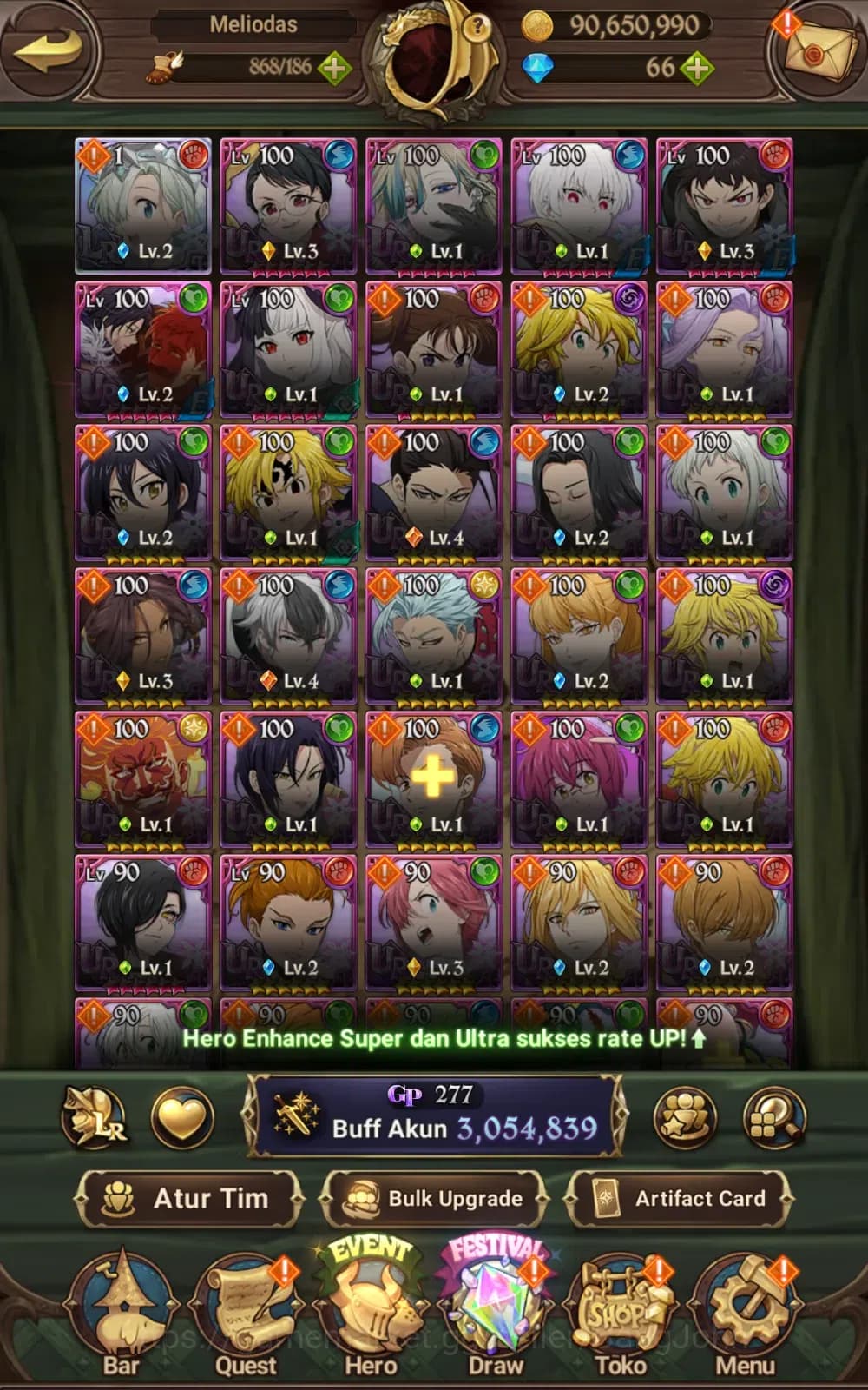 The Seven Deadly Sins: Grand Cross Accounts GLOBAL | 3M CC | 1 LR Elizabeth | 6 UR Salos, Merl image 10