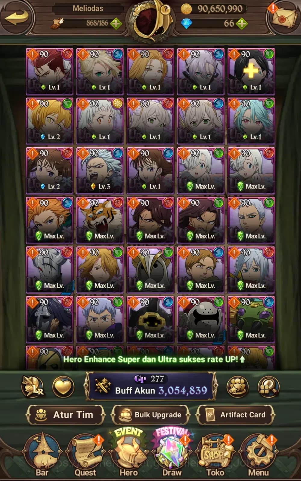 The Seven Deadly Sins: Grand Cross Accounts GLOBAL | 3M CC | 1 LR Elizabeth | 6 UR Salos, Merl image 11