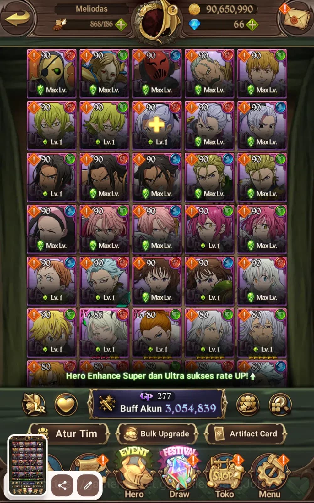 The Seven Deadly Sins: Grand Cross Accounts GLOBAL | 3M CC | 1 LR Elizabeth | 6 UR Salos, Merl image 12