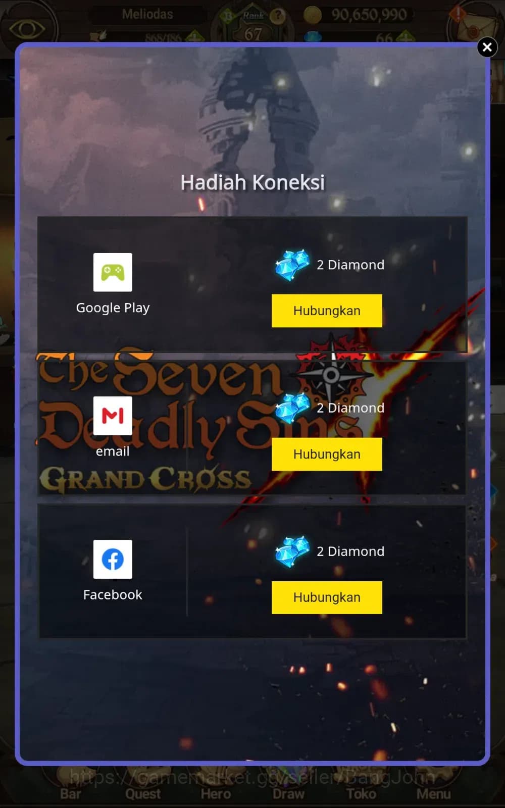 The Seven Deadly Sins: Grand Cross Accounts GLOBAL | 3M CC | 1 LR Elizabeth | 6 UR Salos, Merl image 2