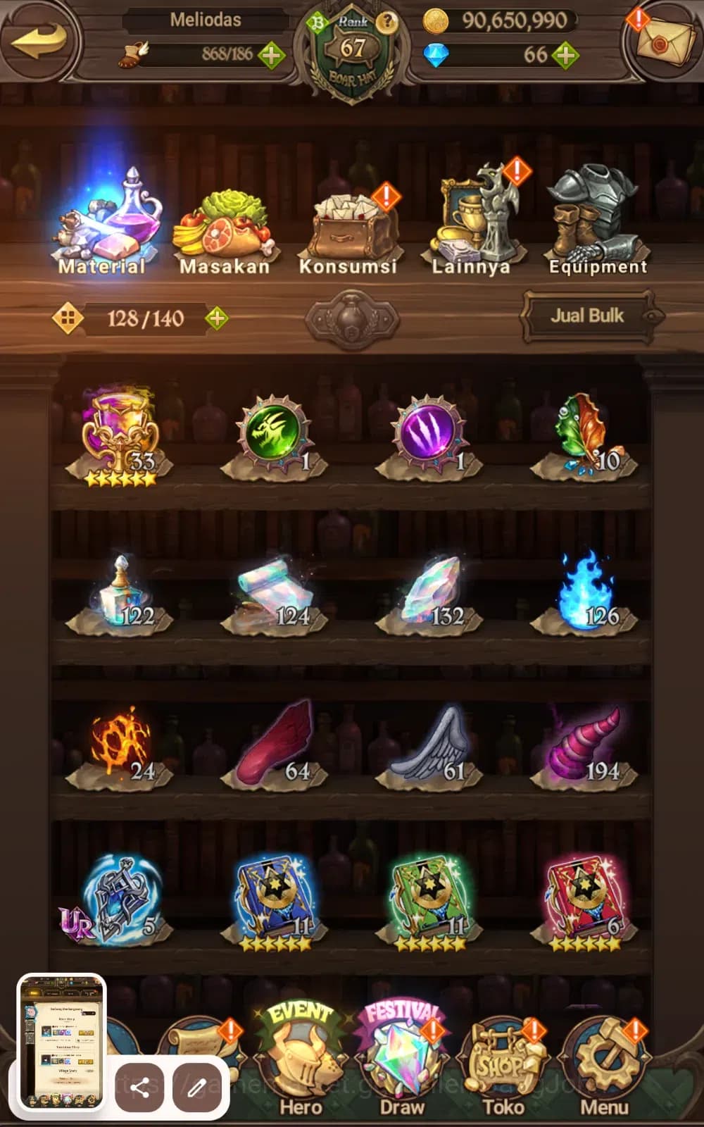 The Seven Deadly Sins: Grand Cross Accounts GLOBAL | 3M CC | 1 LR Elizabeth | 6 UR Salos, Merl image 3