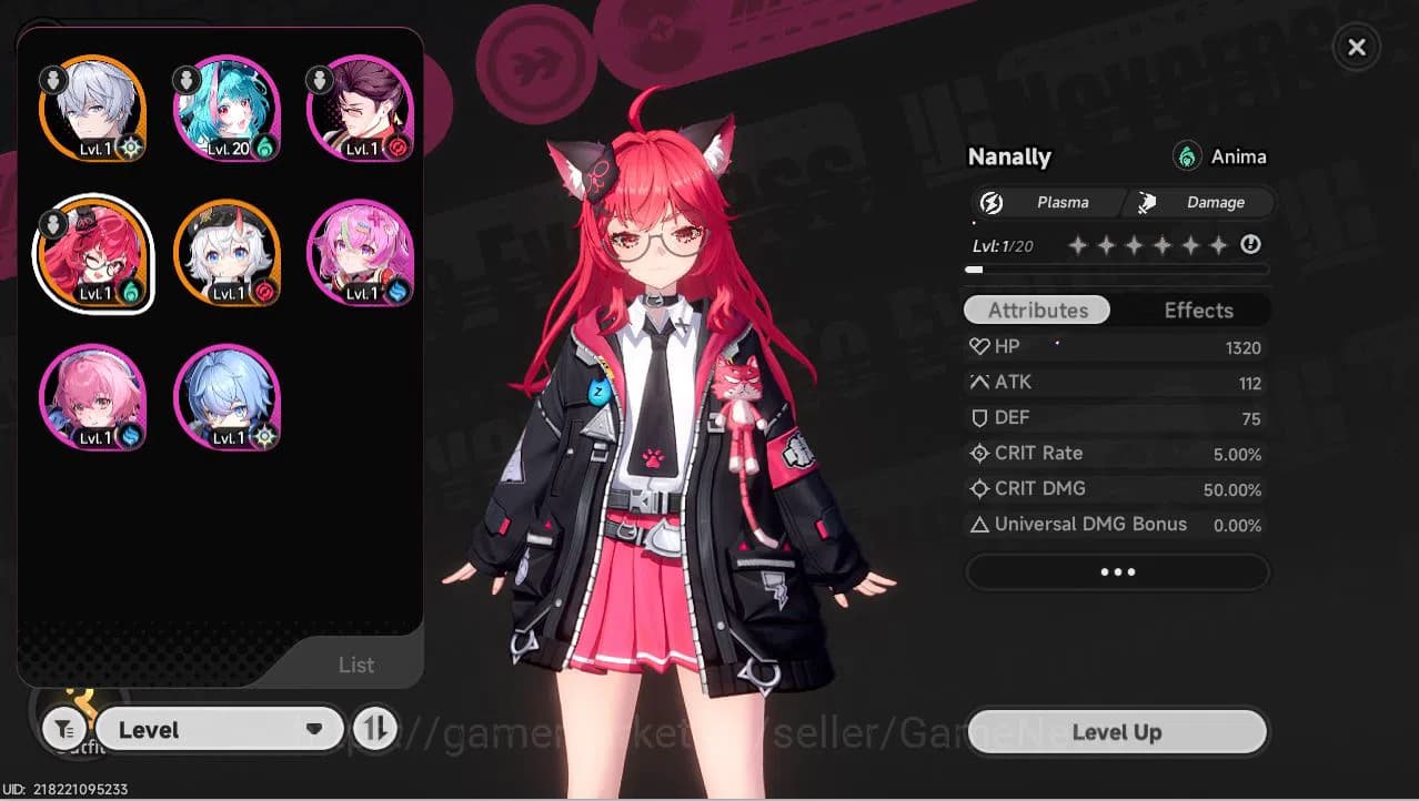 Neverness to Everness Accounts NA HL 8 | Starter 2 SSR (Nanally + Sakiri) + Ragin image 1