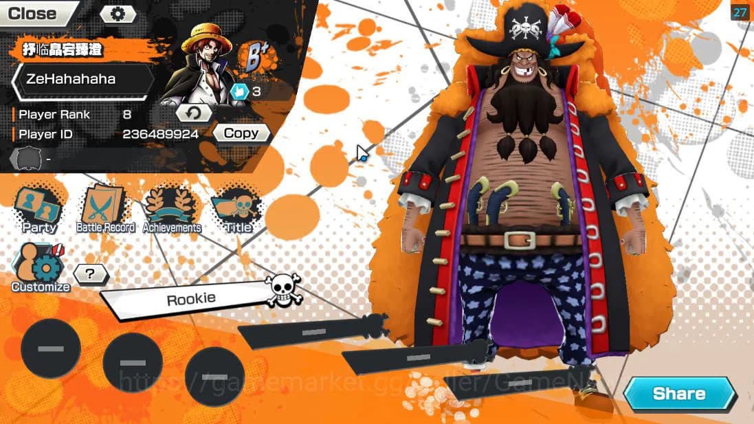 One Piece Bounty Rush Accounts Global| 4 EX| T4E Marshall D.Teach,Seraphim S-Snak image 2