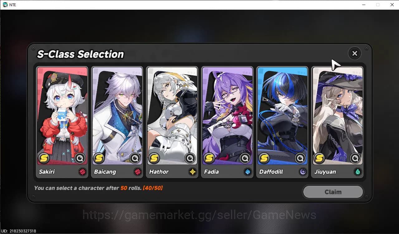Neverness to Everness Accounts GLOBAL EU |HL 3| 1 SSR Limited Nanally + 5 SR [Ski image 4