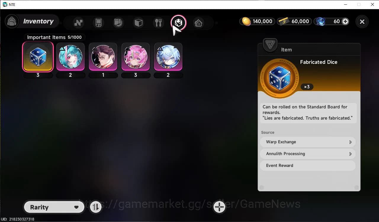 Neverness to Everness Accounts GLOBAL EU |HL 3| 1 SSR Limited Nanally + 5 SR [Ski image 7