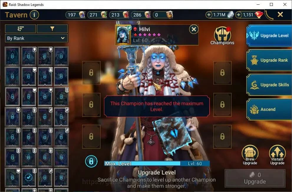 Raid: Shadow Legends Accounts Lv55 1M Power|19 Legend(Wixwell,Hilvi,DKnight,Arta image 17