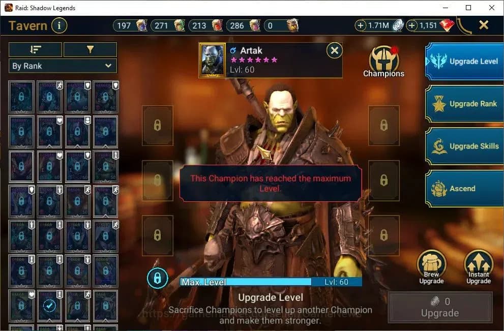 Raid: Shadow Legends Accounts Lv55 1M Power|19 Legend(Wixwell,Hilvi,DKnight,Arta image 19