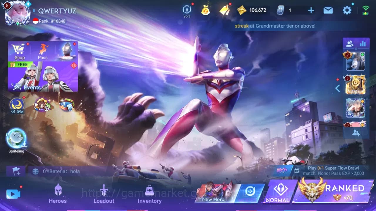 Honor of Kings Accounts Hero 111|Skin 150|Conan Marco|LNY26 DiaoChan|Sanxi image 2