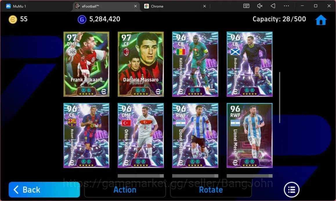 eFootball Accounts ANDROID|PW 3198|Epc John Cruyff|Epc Franco Baresl| image 10