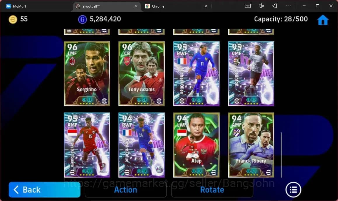 eFootball Accounts ANDROID|PW 3198|Epc John Cruyff|Epc Franco Baresl| image 12