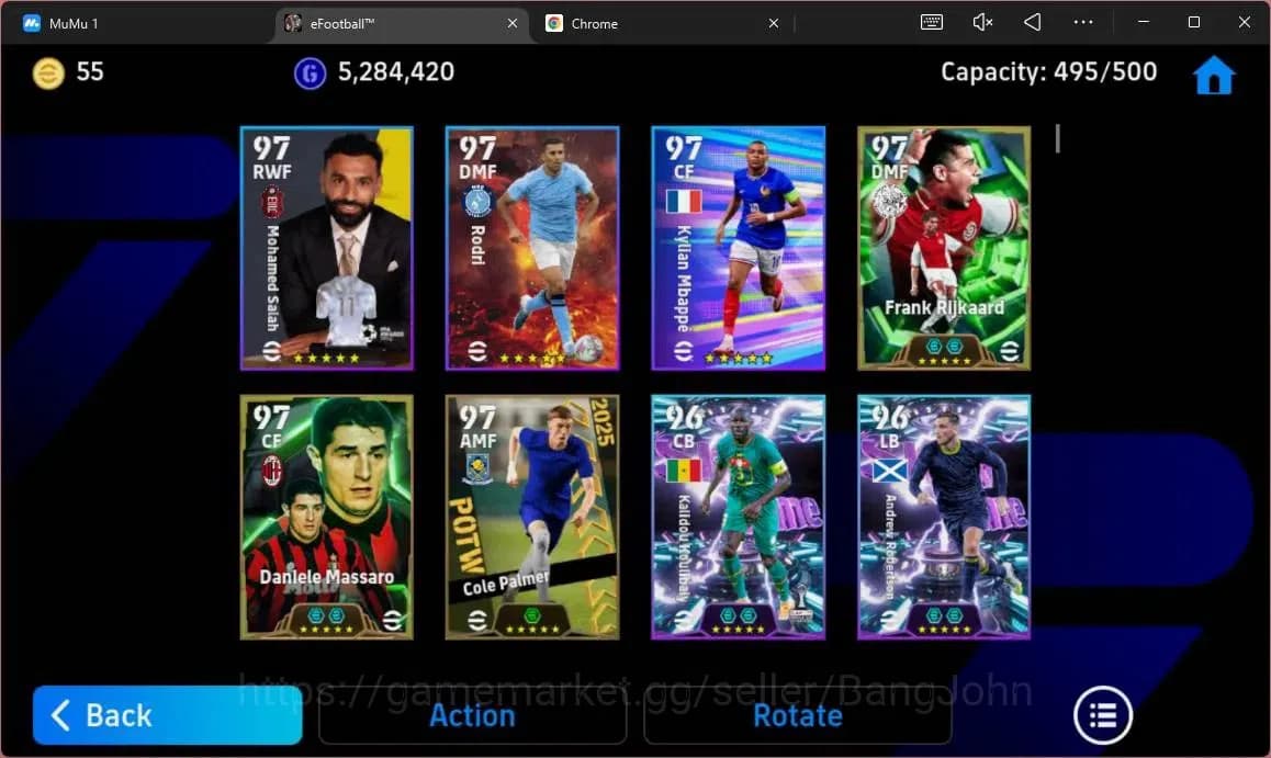 eFootball Accounts ANDROID|PW 3198|Epc John Cruyff|Epc Franco Baresl| image 7