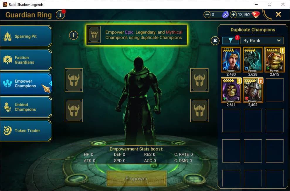Raid: Shadow Legends Accounts Lv22 222K Power|13,9K Gems|1 Mythical (Mezomel Lup image 9