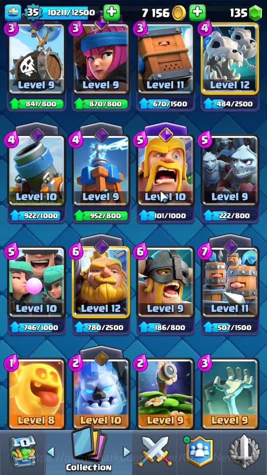 Clash Royale Accounts Lv 35|Trophy 8000|KTL 12|LimitedSkin|Total Card 12 image 10