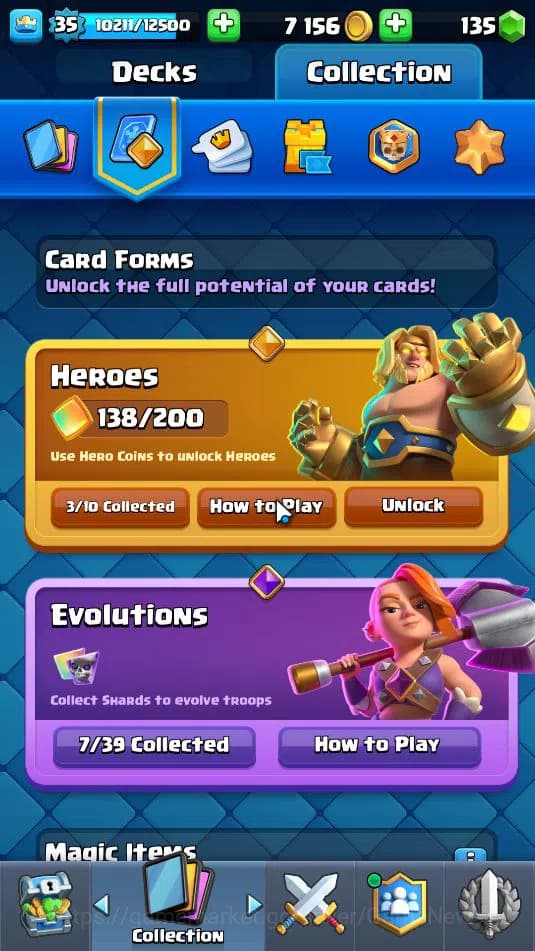 Clash Royale Accounts Lv 35|Trophy 8000|KTL 12|LimitedSkin|Total Card 12 image 5