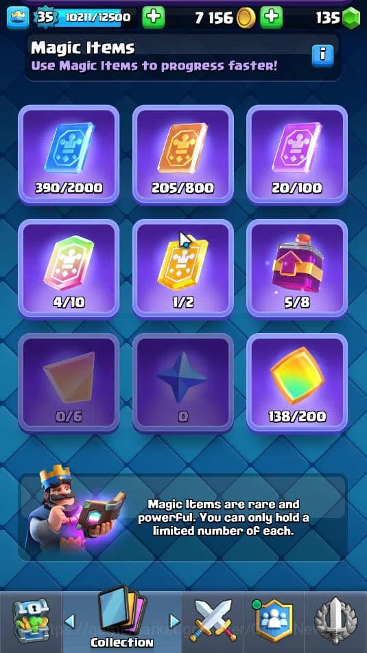 Clash Royale Accounts Lv 35|Trophy 8000|KTL 12|LimitedSkin|Total Card 12 image 6