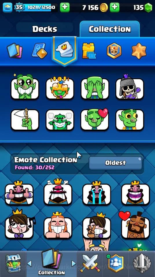 Clash Royale Accounts Lv 35|Trophy 8000|KTL 12|LimitedSkin|Total Card 12 image 7
