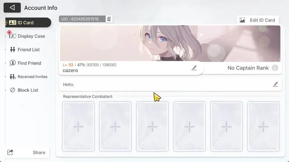 Chaos Zero Nightmare Accounts GLOBAL Lv53|6 SSR[Heidemarie,Diana,NineM2,Mei LinM image 2