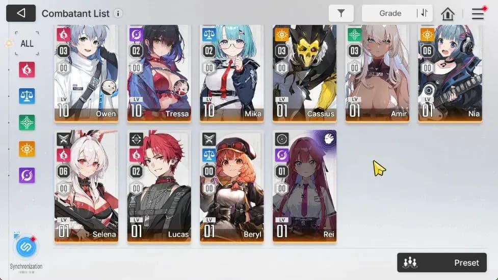Chaos Zero Nightmare Accounts GLOBAL Lv53|6 SSR[Heidemarie,Diana,NineM2,Mei LinM image 4