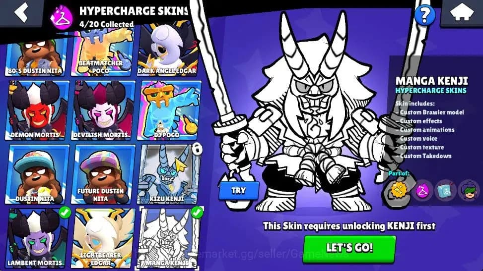 Brawl Stars Accounts 11K Trophy|27K Bling 302 Gem|57 Brawler 5 Max Lvl| image 13