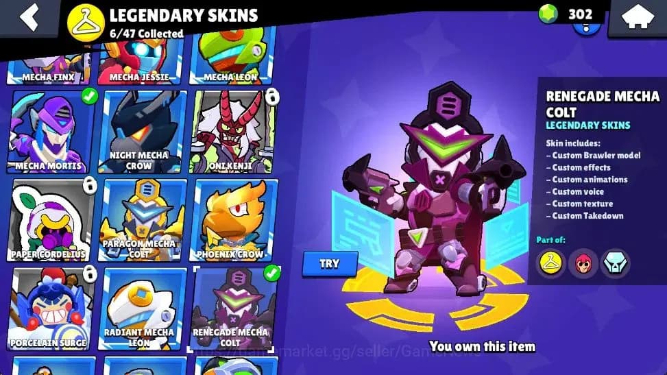 Brawl Stars Accounts 11K Trophy|27K Bling 302 Gem|57 Brawler 5 Max Lvl| image 16
