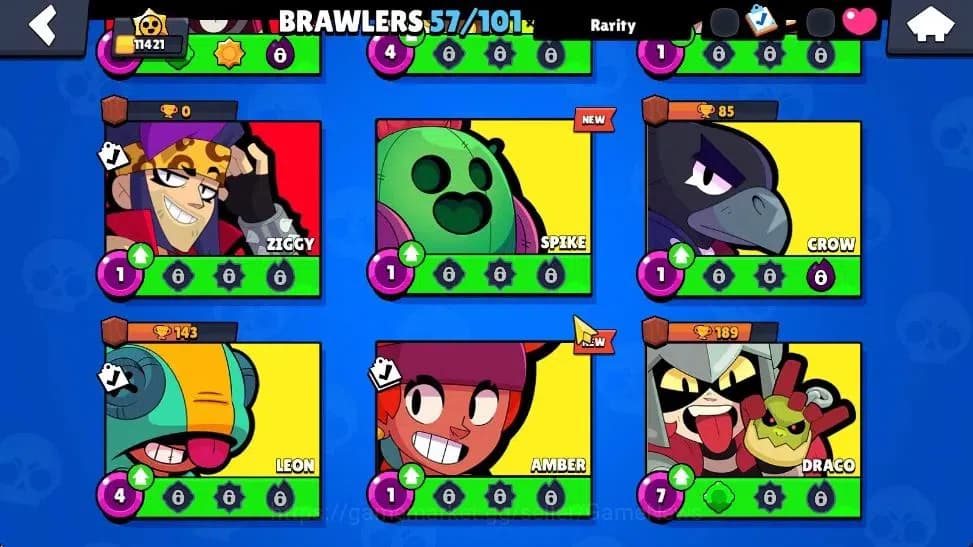 Brawl Stars Accounts 11K Trophy|27K Bling 302 Gem|57 Brawler 5 Max Lvl| image 6