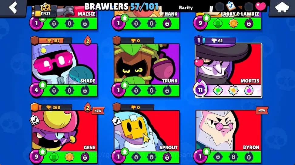 Brawl Stars Accounts 11K Trophy|27K Bling 302 Gem|57 Brawler 5 Max Lvl| image 8