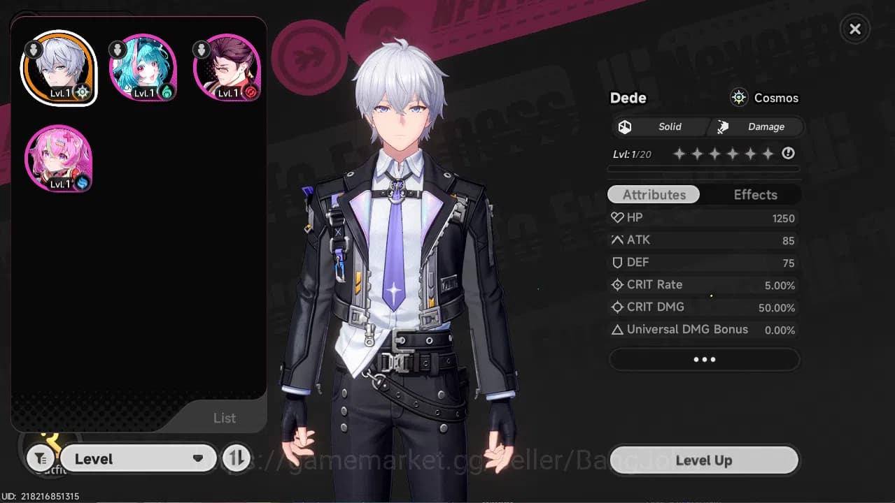 Neverness to Everness Accounts EU | Starter HL3 |Livery-TigerIncoming!| 3 A Char image 7