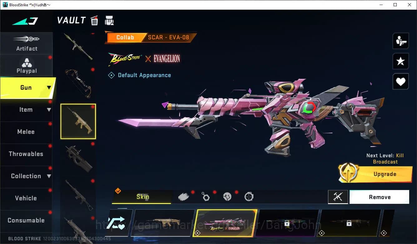 Blood Strike Accounts ASIA LV50 SILVER LIMIT MP155 RPK AR97 MP7 SDS COLL image 11