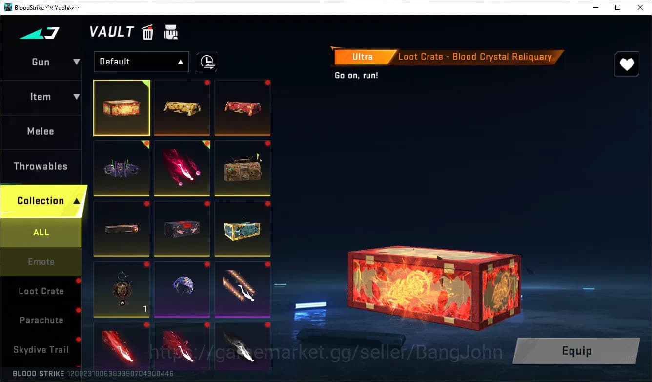 Blood Strike Accounts ASIA LV50 SILVER LIMIT MP155 RPK AR97 MP7 SDS COLL image 3