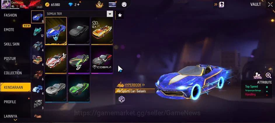 Free Fire Accounts Indonesia|M1887 Sterling C Lv6,Hand Of H,Emerald P image 4