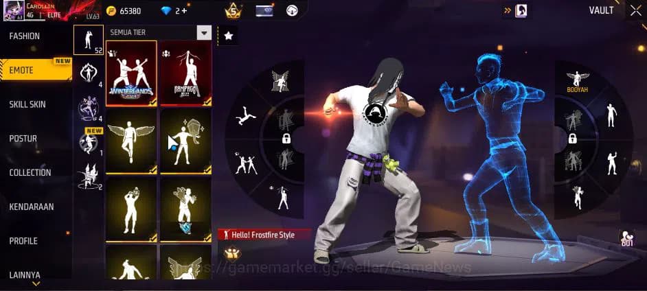 Free Fire Accounts Indonesia|M1887 Sterling C Lv6,Hand Of H,Emerald P image 7