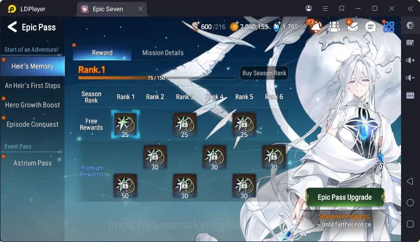 Epic Seven Accounts Global Unverif | 6ML | (Landy,Tieria,Veronica,Roan image 11