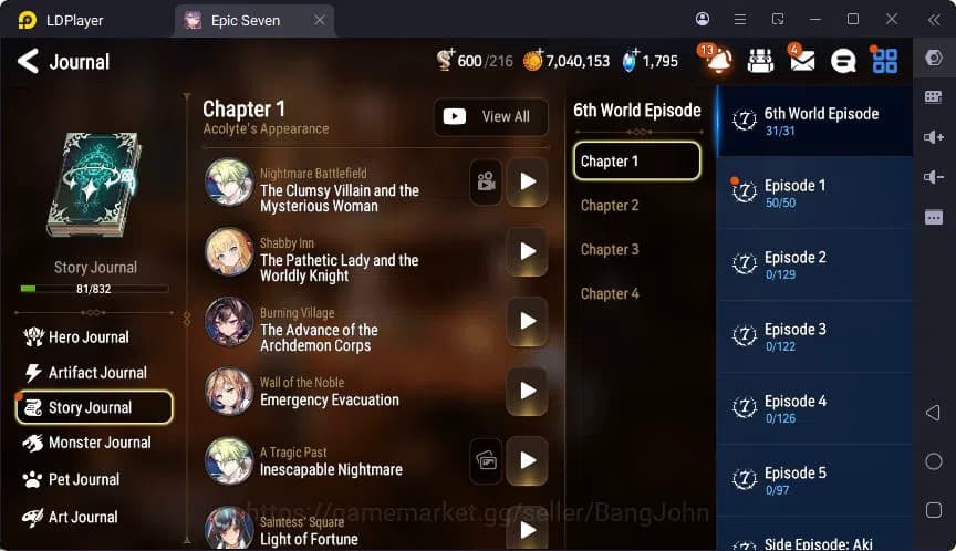 Epic Seven Accounts Global Unverif | 6ML | (Landy,Tieria,Veronica,Roan image 16
